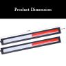 AllExtreme EX-WDRL6 Daytime Running LED Light Strip DRL Lamp for Cars Super Bright Universal Automobile Lighting with 2 Double Tape Strips (6W, Red & Blue Light, 2 PCS)
