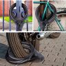 AllExtreme ‎EXCLB01 Cable Bike Lock Anti-Theft Luggage Heavy Duty Secure Locking Chain Ideal for Bikes & Motorcycles with 2 Keys(Black)