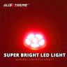 AllExtreme EXLB012 Universal T10 LED Parking Light 6 SMD Bright Interior Pilot License Plate Dome Indicator Lamp Bulb for Automobiles (3W, Red, 2 Pcs)