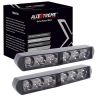Allextreme EXB06TW Universal 6 LED Spotlight 12W Fog Light 1000LM Bulbs Spot Beam White Light Road Driving Work Lamp for Bike Cars & Automobiles (White Light, 2 PCS)
