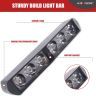 Allextreme EXB06TW Universal 6 LED Spotlight 12W Fog Light 1000LM Bulbs Spot Beam White Light Road Driving Work Lamp for Bike Cars & Automobiles (White Light, 2 PCS)