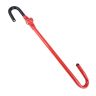 AllExtreme CQ-6082 Car Steering Wheel Brake Lock Anti-Theft Retractable Double Hook Car Clutch Pedal Lock Security with 2 Keys