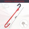 AllExtreme CQ-6082 Car Steering Wheel Brake Lock Anti-Theft Retractable Double Hook Car Clutch Pedal Lock Security with 2 Keys