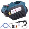 AllExtreme RT-2206 High Pressure Car Washer 2100 Watt Power 130 Bar Effective Cleaning 8.5L/Min Flow Rate for Home Bikes Garden Washing with Multiple Accessories (Random Colors)