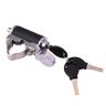 Allextreme EXHDCL1 Fork Disc Brake Lock Anti Theft 11mm Pin Wheel Locking Security with 3 Keys for Scooty, Motorcycles & Other Two Wheelers - Chrome