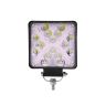Allextreme EX16WM01 16 LED Fog Light Waterproof Square Led Flood Lamp Offroad Driving Work Light for Bikes Cars and Motorcycle (48W, Yellow & White Light, 1 Pcs)