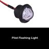 Allextreme EXP22L02 LED Parking Light 22 SMD Bright Pilot Headlight 11W License Plate Indicator Lamp Compatible With Motorcycle (2 Pcs, Red & Blue)
