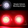 Allextreme EXP22L0R LED Parking Light 22 SMD Bright Pilot Headlight 11W License Plate Indicator Lamp Compatible With Motorcycle (2 Pcs, Red)
