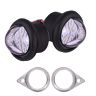 AllExtreme EXP22L0B LED Parking Light 22 SMD Bright Pilot Headlight 11W License Plate Indicator Lamp Compatible With Motorcycle (2 Pcs, Blue)
