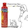 AllExtreme EXEFAP5 All Purpose Fire Extinguisher Classes ABCK Gasoline, Kitchen Grease Oil and Fats, Electric and Wood Fires for Home Apartment Office Boat Car Bike (500ml, Pack of 5)