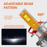 Allextreme H7 LED Headlight Conversion Kit 3200LM Headlamp 40W IP68 Water Resistant 6000K Cool White Light with 360 Degree Adjustable Driving Beam Car Sedan SUV Truck (2 Pcs)