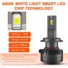 Allextreme H7 LED Headlight Conversion Kit 3200LM Headlamp 40W IP68 Water Resistant 6000K Cool White Light with 360 Degree Adjustable Driving Beam Car Sedan SUV Truck (2 Pcs)