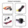 AllExtreme EXHDC01 Hyperdrive Car Rear View Camera HD 1080P Night Vision Reverse Parking High-Resolution Wide Angle Water Resistant Display Compatible with Sedans SUVs & Trucks