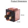 AllExtreme EXSAPHR Universal Horn Relay 80AMP Fuse Design Ideal for Tone Horns Compatible with Bikes, Cars & Trucks