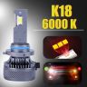 AllExtreme K18-9005 LED Headlight 130 Watt 9005 Car Driving Headlamp Bulb Lights 19800LM Chip Fog Light Ideal for Cars