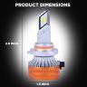 AllExtreme K11-9005 LED Headlight Conversion Kit 80W LED Chips 13000LM Headlamp Bulbs 6000k Bright Fog Light Ideal for Car (Set -2)