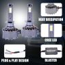 Allextreme Q15-H1 LED Headlight 150 Watt H1 Car Driving Headlamp Bulb Lights 22000LM Chip Fog Light Ideal for Cars