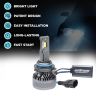 AllExtreme K18-9006 LED Headlight 130 Watt 9006 Car Driving Headlamp Bulb Lights 19800LM Chip Fog Light Ideal for Cars