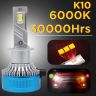 AllExtreme K10-H1 LED Headlight Conversion Kit 70W LED Chips 11000LM Headlamp Bulbs 6000K Bright Light Chip Foglight Ideal for Car (Set of 2)