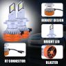 Allextreme K11-H7 LED Headlight 80 Watt H7 Car Driving Headlamp Bulb Lights 13000LM Chip Fog Light Ideal for Cars