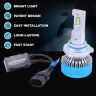 AllExtreme K10-9006 LED Headlight Conversion Kit 70W CREE Chips 11000LM Headlamp Bulbs 6000K Bright Light Chip Foglight Ideal for Cars (Set of 2)