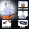 Allextreme K11-H4 LED Headlight 80 Watt H4 Car Driving Headlamp Bulb Lights 13000LM Chip Fog Light Ideal for Cars