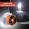 Allextreme K11-H4 LED Headlight 80 Watt H4 Car Driving Headlamp Bulb Lights 13000LM Chip Fog Light Ideal for Cars