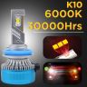 AllExtreme K10-H11 LED Headlight Conversion Kit 70W CREE LED Chips 11000LM Headlamp Bulbs 6000K Bright Fog Light Ideal for Cars (Set of 2)