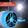 AllExtreme K10-H11 LED Headlight Conversion Kit 70W CREE LED Chips 11000LM Headlamp Bulbs 6000K Bright Fog Light Ideal for Cars (Set of 2)