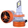Allextreme K11-H11 LED Headlight 80 Watt H11 Car Driving Headlamp Bulb Lights 13000LM Chip Fog Light Ideal for Cars