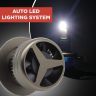 Allextreme K12-H4 LED Headlight 110 Watt H4 Car Driving Headlamp Bulb Lights 15000LM Chip Fog Light Ideal for Cars