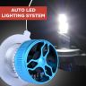 AllExtreme K10-H4 LED Headlight Conversion Kit 70W CREE LED Chips 11000LM Headlamp Bulbs 6000K Bright Fog Light Ideal for Cars (Set of 2)