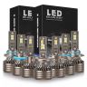 Allextreme K12-9006 LED Headlight 110 Watt 9006 Car Driving Headlamp Bulb Lights 15000LM Chip Fog Light Ideal for Cars