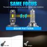 Allextreme R45-H4 LED Headlight 140 Watt H4 Car Driving Headlamp Bulb Lights 30000LM Chip Fog Light Ideal for Cars
