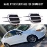 AllExtreme ETCRS2B Air Flow Vent Sporty Side Fender Decorative Vents Racing Look Universal Grill Duct Set of 2 for All Model Cars