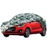 AllExtreme MN5007 Car Body Cover 100% Waterproof Compatible with Maruti Suzuki Swift 2021 Custom Fit Dust UV Heat Resistant Indoor Outdoor Body Protection (Army Print with Mirror)