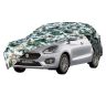 AllExtreme MNS5007 100% Tested Waterproof Car Body Cover Compatible with Maruti Suzuki Swift Dzire New Triple Stitched UV Heat Resistant Indoor Outdoor Body Protection (Army Print with Mirror)