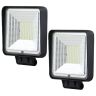 Allextreme EX-FGLW-02 64 LED Irradiation Lamp Water Resistant High-Intensity 48 Watt Power Work Light Vehicle Accessory Compatible with Cars Trucks SUV ATV(White, Pack of 2)