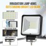 Allextreme EX-FGLW-01 64 LED Irradiation Lamp Water Resistant High-Intensity 48 Watt Power Work Light Compatible with Cars Trucks SUVs and ATVs (White, Pack of 1)