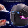 AllExtreme EXTPZ2P EL LED Helmet Light Strip with 3 Modes Flashing Night Bike Motorcycle Riding Signal Sticker (Pink)
