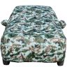 AllExtreme MBG5007 100% Tested Waterproof Car Body Cover Compatible with Maruti Suzuki Brezza Triple Stitched UV Heat Resistant Indoor Outdoor Body Protection (Army Print with Mirror)