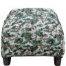 AllExtreme MBG5007 100% Tested Waterproof Car Body Cover Compatible with Maruti Suzuki Brezza Triple Stitched UV Heat Resistant Indoor Outdoor Body Protection (Army Print with Mirror)