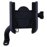 Allextreme EXMUH01 Mobile Phone Holder with USB Charger Waterproof Easy Adjustable Rear View Mirror Mount Solid Metal Cradle Stand Suitable forBike & Mobile Phones 3.5" to 7.0"