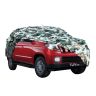 AllExtreme MTZ5007 100% Tested Waterproof Car Body Cover Compatible with Mahindra TUV300 Triple Stitched UV Heat Resistant Indoor Outdoor Body Protection (Army Print with Mirror)