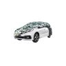 AllExtreme HMZ5007 100% Tested Waterproof Car Body Cover Compatible with Mobilio Triple Stitched UV Heat Resistant Indoor Outdoor Body Protection (Army Print with Mirror)