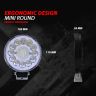Allextreme EX-33FGL2 33 LED Car Bike Headlight Lamp IP67 High-Intensity Beam 40W Uniform Light Vehicle Accessory Compatible with Cars Bikes Trucks SUV (White, Pack of 2)