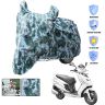 AllExtreme 100% Tested Waterproof Scooty Cover Dustproof Indoor Outdoor UV Protection Rain Bike Body Cover Compatible for Activa Maestro and All Two Wheeler Scooter (Army Green, Large)