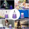 AllExtreme Bug Killer Insect Killer Lamp USB Powered Pests Catcher for Home Office Balcony (Random Colour)