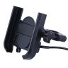 Allextreme EXUMH02 Mobile Phone Stand Handle Bar Mount Smartphone Holder Flexible & Rotational Cradle Accessory for Motorcycles Scooters (Black)