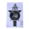 AllExtreme EX2TNS Customized Fuel/Gas Tank Pad Protector Decal Sticker Compatible with Bullet (Black)